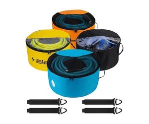 Borsa Per Tubo Acqua Camper | Contenitore Impermeabile Resistente Da 4 Pezzi,Borsa Portatubo Con Cerniera A Due Vie E Coperchio Visibile,Per Cavi E Attrezzi Da Campeggio