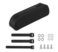 Borsa per tubo flessibile per bicicletta, tasca anteriore per bicicletta, borsa per attrezzi multifunzione, con chiusura lampo, piccola custodia per viaggi in bicicletta