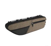 Borsa per tubo obliquo per biciclette, capacità 1 6 l, con doppie tasche in rete e caratteristiche di smontaggio rapido (marrone)