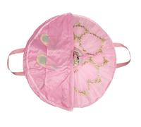 Borsa per tutù da balletto per ragazze, borsa professionale per tutù, impermeabile, pieghevole, morbida, in tessuto Oxford, Rosa, Diameter 90CM