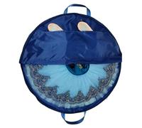 Borsa per tutù da balletto per ragazze, in tela impermeabile, flessibile e pieghevole, morbida borsa da danza, Blu scuro, Diameter 106CM