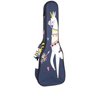 Borsa per ukulele Cartoon I Choose To Be A Unicorn Heart Star Arrow Cloud Pattern Ukulele Custodia per Soprano Tenore Concert 23 Pollici 10MM Spesso Morbido Imbottito Cinghie Regolabile Gig Bag