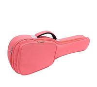 Borsa per Ukulele Imbottita Portatile Tracolla Regolabile | Doppia Cucitura e Cerniera Bidirezionale, Tasca Frontale Trasparente, per Lezioni e Prove Scolastiche