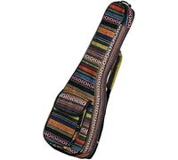 Borsa per Ukulele in Stile Nazionale con Imbottitura 6 mm Durevole e Tracolla Regolabile per Ukulele da 23 Pollici Ideale per Amanti della Musica