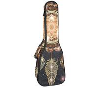 Borsa per ukulele Starry DreamCatcher Pattern Ukulele Custodia per Soprano Tenore Concert 23 Pollici 10 MM Spessore Morbido Imbottito Cinghie Regolabile Gig Bag