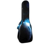 Borsa per ukulele Starry Sky Night Spazio Esterno Galaxy Ukulele Custodia per Soprano Tenore Concert 23 Pollice 10 MM Spessa Morbida Imbottita Cinghie Regolabile Gig Bag