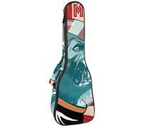 Borsa per ukulele tenore, impermeabile, per ukulele e ukulele imbottita, ideale per concerti soprano (21/23/24 pollici), spaziatori con gorilla