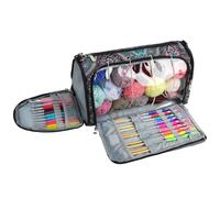 Borsa per uncinetto, borsa per uncinetto, borsa per maglieria, sacchetto per il filato, borsa per la conservazione dei filati, organizer per sacchetti per maglieria per ganci all'uncinetto, amanti