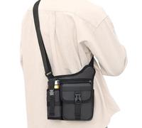 Borsa per uomini - borsa a tracolla impermeabile, brsa a tracolla del torace | Tasche di stoccaggio di piccole sacchetti multifunzioni, ideali per i viaggi di camminata universitaria universitaria, r