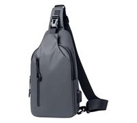 Borsa per uomini e donne casual borse a tracolla borsa petto per viaggi escursionismo donne borse messenger per lavoro, Grigio, Taglia unica