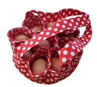 Borsa per uova, raccoglitore di uova di pollo | Cesto di uova in per raccogliere le uova con 7 bustine - Collettore di protezione portatile, organizzatore di raccolta di alimenti da fattoria per