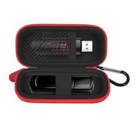 Borsa per USB Stick compatibile con SanDisk/per Samsung/per PNY Flash Drive, Memory Stick Thumb Drive, borsa per dati, 16/32/128GB, accessori elettronici, organizer, supporto (Rosso)