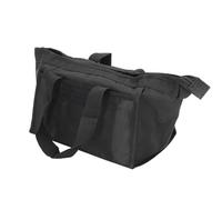 Borsa per Utensili a Bocca Larga, Borsa per Utensili Nere di Grande capacità di Grande capacità con Fodera Impermeabile, Bocche Larga con Cerniera Doppia per Elettricista, Borse per Utensili (12