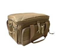 Borsa per utensili elettricisti - Custodia per utensili multi -tascabile da 7 pollici per la costruzione, campeggio con funzione di stoccaggio organizzato, lavorazione del legno per il materiale nero