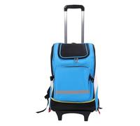 Borsa per Utensili Zaino, Zaino per gli Strumenti di Pulizia Zaino in Grande capacità Backpack Borsa per gli Attrezzi di Pulizia con Barra per Arrampicata in Scala (BLUE)