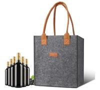 Borsa Per Vettore Di Vino | 6 Partizioni BOORE BOOT BOOT BOOT BOTTH | Titolare Kiester Con Contenitore Di Stoccaggio Divisore Staccabile | Vini Da Viaggio Bottiglie Case Di Birre A Mano Riutilizzabili