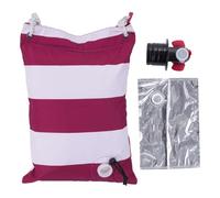 Borsa per vino con beccuccio, a tenuta stagna, borsa a tracolla con erogatore di beccuccio, portabevande con scomparto isolato, per spiaggia, campeggio, feste, picnic, Come da immagine, Refer to