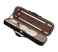 Borsa Per Violino Portatile Nera Professionale Antiurto E Impermeabile Con Igrometro Incorporato Custodia per Violino Dimensioni Fulll (Color : 3/4)