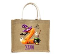 Borsa Personalizzata per Halloween Dolcetto o Scherzetto, (36cm x 32cm)