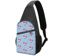 Borsa Petto Unisex Zaini A Tracolla Per Campeggio, Escursionismo, Viaggi U.S. And Iowa Flag Print Sportivo Zaino A Tracolla Piccolo