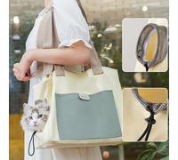 Borsa pettorale per trasporto animali domestici con tracolla. Borsa tote
