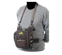 borsa pettorale pesca mosca trota torrente temolo fly fishing mosche artificiali