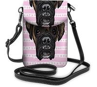 Borsa piccola per cellulare in pelle Pu collo d'anatra blu bowknot carino animale da fattoria cuore borse a tracolla portafoglio da viaggio