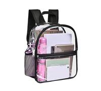 Borsa piccola trasparente Mini zaino trasparente da donna approvato dallo stadio, mini zaino trasparente, zaino in PVC trasparente resistente al freddo resistente all'acqua for concerti, eventi sporti