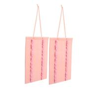 Borsa Pieghevole per Bacchette Esposizione 12 Cinture, 2 Pezzi Rosa | Feltro e Tessuto Non Tessuto, Accesso Rapido, per Pratica a Casa, Organizzazione Compatta e Uso Multiplo