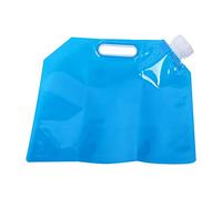 Borsa pieghevole per la conservazione dell'acqua, borsa portatile per il sollevamento dell'acqua da campeggio da 3 litri per la sopravvivenza, viaggi all'aperto, blu