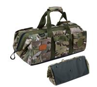 Borsa pieghevole per paletti per tenda, scatola portaoggetti con piastra divisoria, grande capacità di 43 cm, contenitore leggero per attrezzi da esterno, borsa per pali per prato, escursionismo