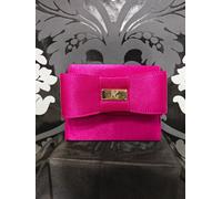 Borsa pochette tracollina in raso con fiocco cerimonia donna elegante matrimonio