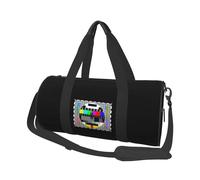 Borsa porta abiti convertibile con barre di colore per televisione a definizione standard Smpte, con tracolla, borsa da viaggio per uomo e donna, pieghevole e con rotelle, per bagagli da viaggio