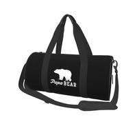 Borsa porta abiti convertibile Papa Bear con tracolla, borsa da viaggio per uomo e donna, pieghevole e con ruote, per bagagli da viaggio