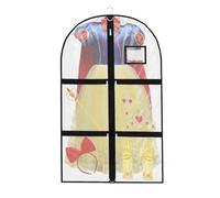 Borsa porta abiti per bambini da 94 cm, con 4 tasche con cerniera, custodia per costume da ballo per bambini con scomparto per documenti, borsa pieghevole da viaggio, custodia impermeabile da