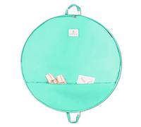 Borsa porta abiti tutù per ragazze e adulti, borsa per pancake con tasche e tassello 3 pollici - cinturino interno e anello per appendere la forma del tutù, Schiuma marina, 40-Inch, Borsa Tutu
