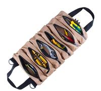 Borsa Porta Attrezzi Borse for utensili a rulli multifunzione Oxford Canvas Practice Handles Borse Scalpello Elettricista Carrying Toolkit Caso del pacchetto dello strumento Borsa Attrezzi Lavoro ( Co