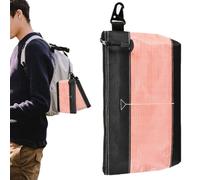 Borsa porta attrezzi con cerniera, impermeabile, piccola borsa per attrezzi con clip multiuso, antistatica in PVC trasparente, organizer portatile per attrezzi da uomo e donna