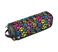 Borsa porta attrezzi con fondo colorato con zampe e tappetino resistente al calore, borsa organizer portatile per arricciacapelli, piastre, spazzole, fermagli e fascette per capelli