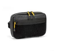 Borsa porta attrezzi con materiale Dyneema e nylon 70D, impermeabile fino a 2400 mm, con più strati per un'organizzazione efficiente durante i pendolari o i viaggi (colore nero)