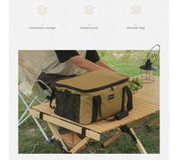 Borsa Porta Attrezzi da Cucina Impermeabile 22L con Divisori Regolabili per Camp