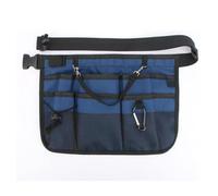 Borsa porta attrezzi da elettricista, cintura per attrezzi da giardinaggio, infermiera, organizer per attrezzi da pulizia, cintura da lavoro, per elettricisti, falegnami, edilizia (blu scuro)