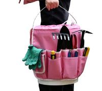 Borsa Porta Attrezzi Da Giardinaggio - Borsa Portaoggetti Portaborse | Organizer Per Secchio Porta Attrezzi, Da Giardino Resistente E Di Grande Capacità Con Base Spessa E Comode Maniglie, Per Donne Pa