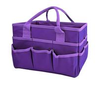 Borsa porta attrezzi da giardino densa e flessibile, tasche multiple per insegnanti, materiali scolastici, libri, borsa in poliestere permanente, tiranti forti, attrezzatura da giardinaggio