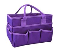 Borsa porta attrezzi da giardino densa e flessibile, tasche multiple per insegnanti, materiali scolastici, libri, borsa in poliestere permanente, tira forte, attrezzatura da giardinaggio in