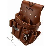 Borsa porta attrezzi elettricista, organizer professionale multitasche I pell...