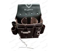 Borsa porta attrezzi elettricista, organizer professionale multitasche I pell...