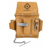 Borsa porta attrezzi elettricista, organizer professionale multitasche I pell...