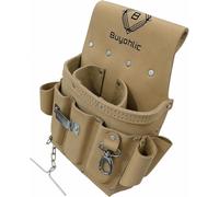 Borsa porta attrezzi elettricista, organizer professionale multitasche I pell...