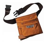 BORSA PORTA ATTREZZI IN CUOIO CON CINGHIA IN NYLON A SGANCIO RAPIDO " VALEX "